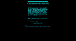 Desktop Screenshot of genocide2600.com