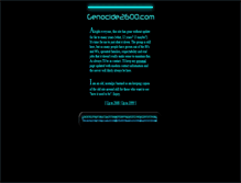 Tablet Screenshot of genocide2600.com